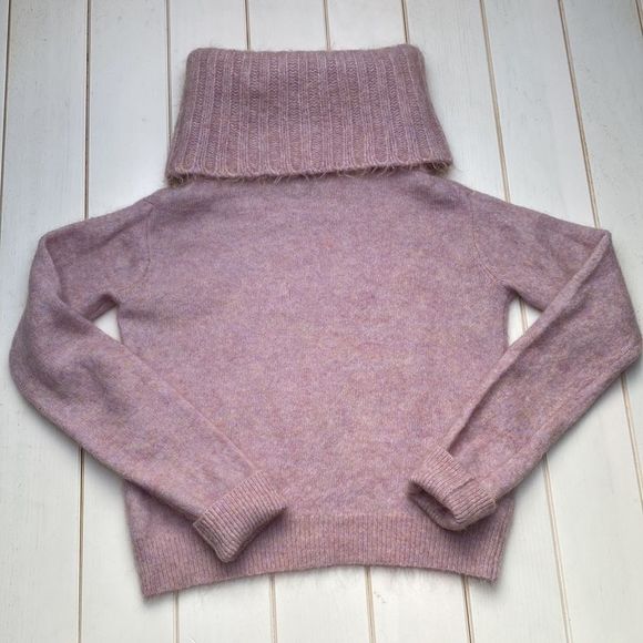 Acne Pink Cowl Neck Sweater - Picture 3 of 10